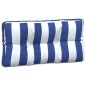vidaXL Cojines para palés 3 piezas tela a rayas azul y blanco vidaXL Cojines para palés 3 piezas tela a rayas azul y blanco