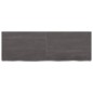 vidaXL Estante pared madera roble tratada marrón oscuro 120x40x(2-4)cm vidaXL Estante pared madera roble tratada marrón oscuro 120x40x(2-4)cm