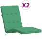 vidaXL Cojines para tumbona 2 uds tela Oxford verde vidaXL Cojines para tumbona 2 uds tela Oxford verde