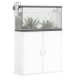 vidaXL Soporte de acuario madera ingeniería blanco brillo 81x36x73 cm vidaXL Soporte de acuario madera ingeniería blanco brillo 81x36x73 cm