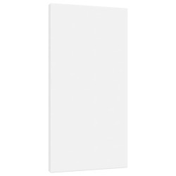 vidaXL Lienzos tensados 12 uds madera maciza de pino y tela blanco