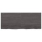 vidaXL Tablero mesa madera roble tratada gris oscuro 120x50x(2-6) cm vidaXL Tablero mesa madera roble tratada gris oscuro 120x50x(2-6) cm