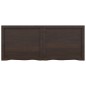 vidaXL Tablero mesa madera roble tratada gris oscuro 120x50x(2-6) cm vidaXL Tablero mesa madera roble tratada gris oscuro 120x50x(2-6) cm