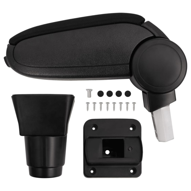 vidaXL Reposabrazos para coche ABS negro 13x32,5x(24-51,5) cm vidaXL Reposabrazos para coche ABS negro 13x32,5x(24-51,5) cm