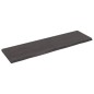vidaXL Tablero mesa madera roble tratada gris oscuro 140x40x(2-4) cm vidaXL Tablero mesa madera roble tratada gris oscuro 140x40x(2-4) cm