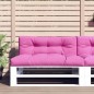 vidaXL Cojines para sofá de palets 2 piezas tela rosa vidaXL Cojines para sofá de palets 2 piezas tela rosa