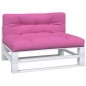 vidaXL Cojines para sofá de palets 2 piezas tela rosa vidaXL Cojines para sofá de palets 2 piezas tela rosa