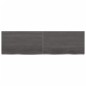 vidaXL Tablero mesa madera roble tratada gris oscuro 140x40x(2-4) cm vidaXL Tablero mesa madera roble tratada gris oscuro 140x40x(2-4) cm