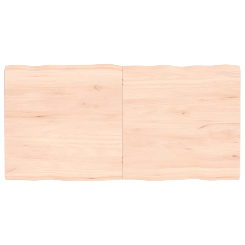 vidaXL Tablero de mesa madera maciza borde natural 120x60x(2-4) cm vidaXL Tablero de mesa madera maciza borde natural 120x60x(2-4) cm