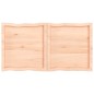 vidaXL Tablero de mesa madera maciza borde natural 120x60x(2-4) cm vidaXL Tablero de mesa madera maciza borde natural 120x60x(2-4) cm