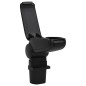 vidaXL Reposabrazos para coche ABS negro 12x31x(29,5-47) cm