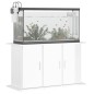 vidaXL Soporte de acuario madera ingeniería blanco brillo 101x41x58 cm vidaXL Soporte de acuario madera ingeniería blanco brillo 101x41x58 cm