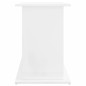 vidaXL Soporte de acuario madera ingeniería blanco brillo 101x41x58 cm vidaXL Soporte de acuario madera ingeniería blanco brillo 101x41x58 cm