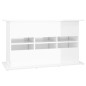 vidaXL Soporte de acuario madera ingeniería blanco brillo 101x41x58 cm vidaXL Soporte de acuario madera ingeniería blanco brillo 101x41x58 cm