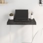 vidaXL Tablero mesa madera roble tratada gris oscuro 60x40x(2-6) cm vidaXL Tablero mesa madera roble tratada gris oscuro 60x40x(2-6) cm