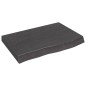 vidaXL Tablero mesa madera roble tratada gris oscuro 60x40x(2-6) cm vidaXL Tablero mesa madera roble tratada gris oscuro 60x40x(2-6) cm