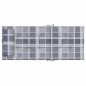 vidaXL Cojines de silla respaldo alto 2 uds tela Oxford a cuadros gris vidaXL Cojines de silla respaldo alto 2 uds tela Oxford a cuadros gris