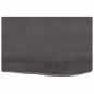 vidaXL Tablero mesa madera roble tratada gris oscuro 60x40x(2-6) cm vidaXL Tablero mesa madera roble tratada gris oscuro 60x40x(2-6) cm