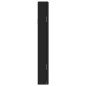 vidaXL Espejo con joyero y luces LED para pared negro vidaXL Espejo con joyero y luces LED para pared negro