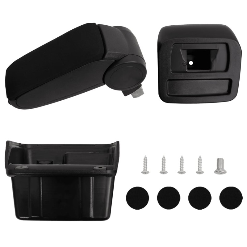 vidaXL Reposabrazos para coche ABS negro 15x31x(28-44) cm vidaXL Reposabrazos para coche ABS negro 15x31x(28-44) cm