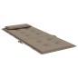 vidaXL Cojines de silla con respaldo alto 2 uds tela Oxford gris taupe vidaXL Cojines de silla con respaldo alto 2 uds tela Oxford gris taupe