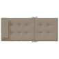 vidaXL Cojines de silla con respaldo alto 2 uds tela Oxford gris taupe vidaXL Cojines de silla con respaldo alto 2 uds tela Oxford gris taupe
