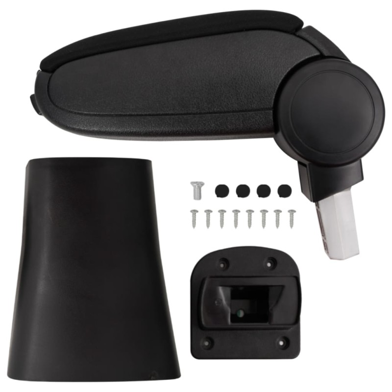 vidaXL Reposabrazos para coche ABS negro 16x36x(41-57) cm vidaXL Reposabrazos para coche ABS negro 16x36x(41-57) cm