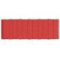 vidaXL Cojín de tumbona de tela Oxford rojo 180x60x3 cm vidaXL Cojín de tumbona de tela Oxford rojo 180x60x3 cm