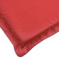 vidaXL Cojín de tumbona de tela Oxford rojo 180x60x3 cm vidaXL Cojín de tumbona de tela Oxford rojo 180x60x3 cm