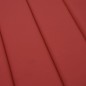 vidaXL Cojín de tumbona de tela Oxford rojo 180x60x3 cm vidaXL Cojín de tumbona de tela Oxford rojo 180x60x3 cm