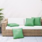 vidaXL Cojines decorativos 4 uds tela verde 40x40 cm vidaXL Cojines decorativos 4 uds tela verde 40x40 cm