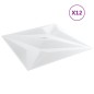 vidaXL Paneles de pared 12 uds EPS estrella blanco 50x50 cm 3 m² vidaXL Paneles de pared 12 uds EPS estrella blanco 50x50 cm 3 m²
