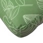 vidaXL Cojín para palés tela estampado de hojas 70x70x12 cm