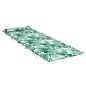 vidaXL Cojín de tumbona de tela Oxford estampado de hojas 180x60x3 cm vidaXL Cojín de tumbona de tela Oxford estampado de hojas 180x60x3 cm