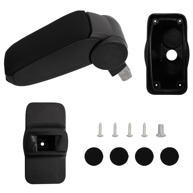 vidaXL Reposabrazos para coche ABS negro 12x36x(31-46) cm vidaXL Reposabrazos para coche ABS negro 12x36x(31-46) cm