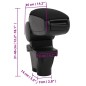 vidaXL Reposabrazos para coche ABS negro 12x36x(31-46) cm vidaXL Reposabrazos para coche ABS negro 12x36x(31-46) cm