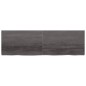 vidaXL Tablero mesa madera roble tratada gris oscuro 200x60x(2-6) cm vidaXL Tablero mesa madera roble tratada gris oscuro 200x60x(2-6) cm