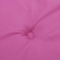vidaXL Cojines para silla con respaldo bajo 6 uds tela rosa vidaXL Cojines para silla con respaldo bajo 6 uds tela rosa