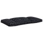 vidaXL Cojines para palés 2 piezas tela Oxford a cuadros negros vidaXL Cojines para palés 2 piezas tela Oxford a cuadros negros