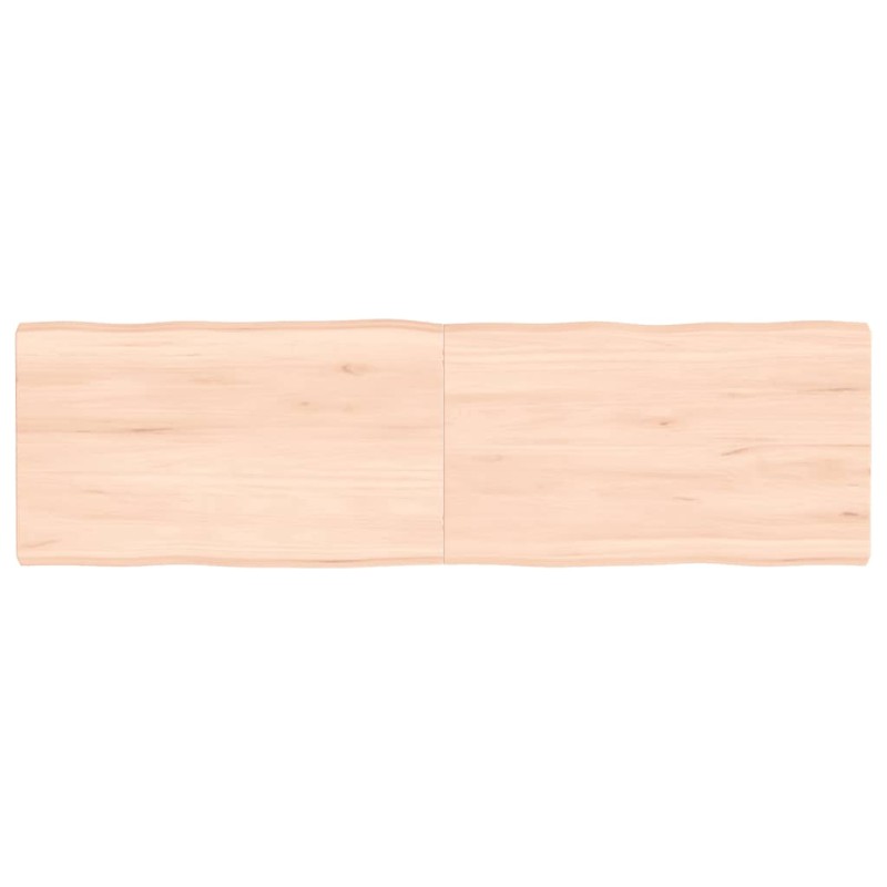 vidaXL Tablero de mesa madera maciza borde natural 140x40x(2-4) cm vidaXL Tablero de mesa madera maciza borde natural 140x40x(2-4) cm