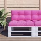 vidaXL Cojín para palés tela rosa 70x40x12 cm vidaXL Cojín para palés tela rosa 70x40x12 cm