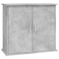 vidaXL Soporte de acuario madera ingeniería gris hormigón 81x36x73 cm