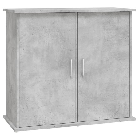 vidaXL Soporte de acuario madera ingeniería gris hormigón 81x36x73 cm