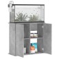 vidaXL Soporte de acuario madera ingeniería gris hormigón 81x36x73 cm