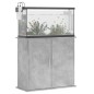 vidaXL Soporte de acuario madera ingeniería gris hormigón 81x36x73 cm