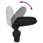 vidaXL Reposabrazos para coche ABS negro 11,5x32x(30-50) cm vidaXL Reposabrazos para coche ABS negro 11,5x32x(30-50) cm