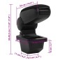 vidaXL Reposabrazos para coche ABS negro 14x33x(30-45,5) cm vidaXL Reposabrazos para coche ABS negro 14x33x(30-45,5) cm