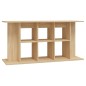 vidaXL Soporte para acuario madera ingeniería roble Sonoma 120x40x60cm vidaXL Soporte para acuario madera ingeniería roble Sonoma 120x40x60cm