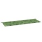 vidaXL Cojín banco de jardín tela Oxford estampado hojas 150x50x3 cm vidaXL Cojín banco de jardín tela Oxford estampado hojas 150x50x3 cm