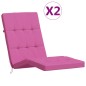 vidaXL Cojines para tumbona 2 uds tela Oxford rosa vidaXL Cojines para tumbona 2 uds tela Oxford rosa